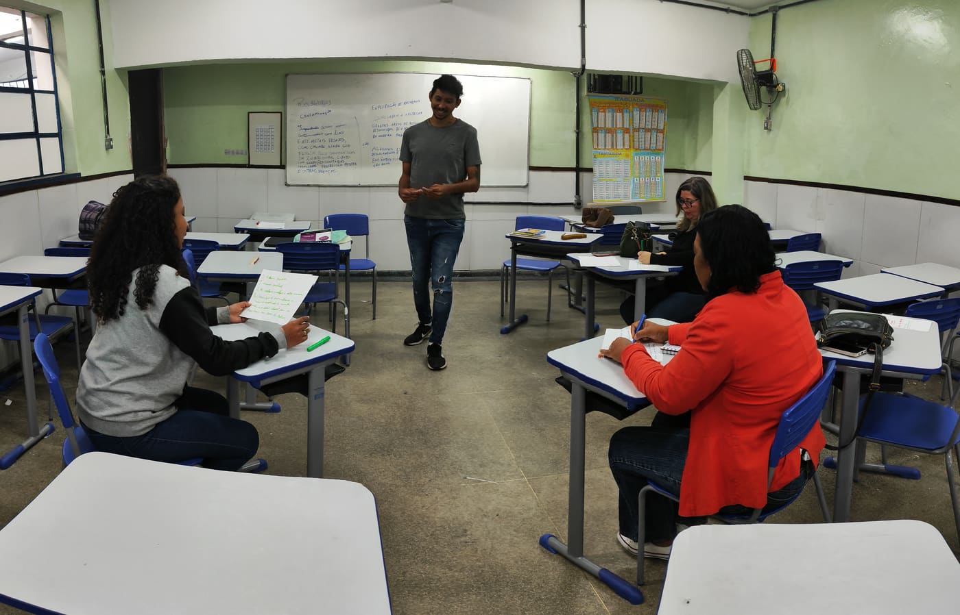 Oficina formativa em sala de aula